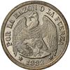 Image 1 : CHILE, Santiago, "condor" peso, 1882, NGC MS 65 (Colección Val y Mexía Label).