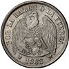 Image 1 : CHILE, Santiago, "condor" peso, 1883/2, round-top 3, rare, NGC MS 63 (Colección Val y Mexía Label).