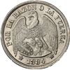 Image 1 : CHILE, Santiago, "condor" peso, 1884, NGC MS 65 (Colección Val y Mexía Label).