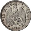 Image 1 : CHILE, Santiago, "condor" peso, 1890/89, NGC AU 58 (Colección Val y Mexía Label), "top pop."