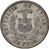 Image 2 : CHILE, Santiago, "condor" peso, 1890/89, NGC AU 58 (Colección Val y Mexía Label), "top pop."