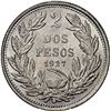 Image 2 : CHILE, Santiago, 2 pesos, 1927, NGC MS 65+ (Colección Val y Mexía Label), finest known in NGC census