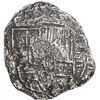 Image 1 : COLOMBIA, Bogotá, cob 8 reales, 1631(?) P, very rare.