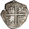 Image 2 : COLOMBIA, Bogotá, cob 4 reales, 1632(?) (P), rare, ex-Lasser, Restrepo Plate.