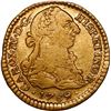 Image 1 : COLOMBIA, Popayán, gold bust 1 escudo, Charles IV transitional (bust of Charles III, ordinal IV/III)