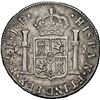 Image 2 : COLOMBIA, Popayán, bust 2 reales, Ferdinand VII, 1811/0 J•F, NGC XF 45, ex-Becerra.