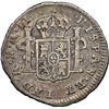 Image 2 : COLOMBIA, Bogotá, bust ½ real, Charles IV, 1796 J•J, recut date, very rare, NGC VF 25, fine