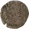 Image 1 : COLOMBIA, Cartagena, copper ½ real, Ferdinand VII, struck over a Cartagena provisional ½ real, no da
