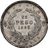 Image 2 : COLOMBIA, Bogotá, 1 peso, 1863, NGC AU 58, ex-Toulemonde.