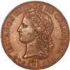 Image 1 : COLOMBIA, Medellín, bronze pattern for gold 10 pesos, 1873, Barré bust (AB below), ex-JEAS.