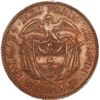Image 2 : COLOMBIA, Medellín, bronze pattern for gold 10 pesos, 1873, Barré bust (AB below), ex-JEAS.
