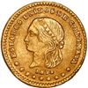 Image 1 : COLOMBIA, Medellín, gold 1 peso, 1872/1, condor reverse, ex-JEAS.