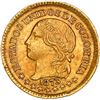 Image 1 : COLOMBIA, Bogotá, gold 1 peso, 1873, ex-JEAS.