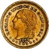 Image 1 : COLOMBIA, Bogotá, gold 1 peso, 1874, ex-JEAS.
