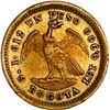 Image 2 : COLOMBIA, Bogotá, gold 1 peso, 1874, ex-JEAS.