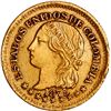 Image 1 : COLOMBIA, Bogotá, gold 1 peso, 1875, ex-JEAS.