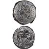 Image 1 : COLOMBIA, Bogotá, lead obverse and reverse uniface die trials for 50 centavos, 1886, "Cocobola," uni