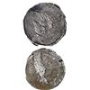 Image 2 : COLOMBIA, Bogotá, lead obverse and reverse uniface die trials for 50 centavos, 1886, "Cocobola," uni