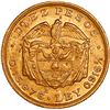 Image 2 : COLOMBIA, Bogotá, gold 10 pesos, 1924, mintmark B to left, ex-JEAS.