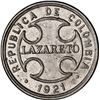 Image 1 : COLOMBIA, Bogotá, copper-nickel 2 centavos, 1921-RH, Lazareto, NGC UNC details / spot removals.