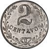 Image 2 : COLOMBIA, Bogotá, copper-nickel 2 centavos, 1921-RH, Lazareto, NGC UNC details / spot removals.