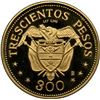 Image 2 : COLOMBIA, Bogotá, gold proof 300 pesos, 1968-B, Eucharistic Congress, NGC PF 68 Ultra Cameo (Colecci