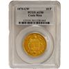 Image 3 : COSTA RICA, San José, gold 10 pesos, 1870/50 GW, PCGS AU50.