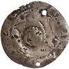 Image 1 : EL SALVADOR, 1 real, arms countermark (Type V, 1869) on a Mexico City, Mexico, 1 real, Charles-Joann