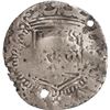 Image 2 : EL SALVADOR, 1 real, arms countermark (Type V, 1869) on a Mexico City, Mexico, 1 real, Charles-Joann