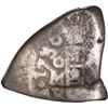 Image 1 : EL SALVADOR, 1 real, arms countermark (Type V, 1869) on a Mexico City, Mexico, cob 1 real, 1730 R, r