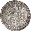 Image 2 : GUATEMALA, Guatemala City, pillar 8 reales, Ferdinand VI, 1758 J, no abaci below crowns atop pillars
