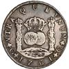 Image 1 : GUATEMALA, Guatemala City, pillar 8 reales, Charles III, 1761 P, with abacus below crown atop right 