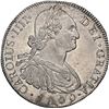 Image 1 : GUATEMALA, Guatemala City, bust 8 reales, Charles IV, 1800 M, NGC MS 62, finest known in NGC census.