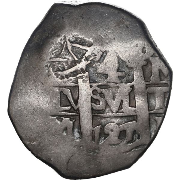GUATEMALA, Guatemala City, 4 reales, sun-over-mountains countermark (Type II, 1839, contemporary cou