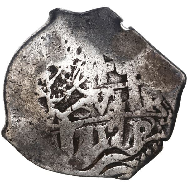GUATEMALA, Guatemala City, 4 reales, sun-over-mountains countermark (Type II, 1839, contemporary cou