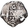 Image 1 : GUATEMALA, Guatemala City, 4 reales, sun-over-mountains countermark (Type II, 1839, contemporary cou