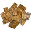 Image 1 : JAPAN, Edo mint, lot of twenty-two gold 2 shu "samurai coins," mid-1800s.