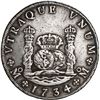 Image 1 : MEXICO, Mexico City, pillar 8 reales, Philip V, 1734/3 MF, ex-Brameld.
