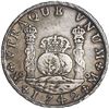 Image 1 : MEXICO, Mexico City, pillar 8 reales, Philip V, 1742 MF, ex-Brameld.
