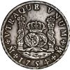 Image 1 : MEXICO, Mexico City, pillar 8 reales, Ferdinand VI, 1754 MF, crowns alike, ex-Brameld.