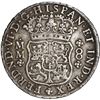 Image 2 : MEXICO, Mexico City, pillar 8 reales, Ferdinand VI, 1754 MM, dissimilar crowns, ex-Brameld.