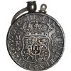 Image 2 : MEXICO, Mexico City, pillar 8 reales, Ferdinand VI, 1755 (MM), mated with a Mexican Philip V pillar 