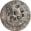 Image 1 : MEXICO, Mexico City, pillar 8 reales, Charles III, 1760 MM, with many clear Asian chopmarks, ex-Bram
