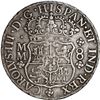 Image 2 : MEXICO, Mexico City, pillar 8 reales, Charles III, 1761 MM, cross below I, old globes with arc below