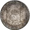 Image 1 : MEXICO, Mexico City, pillar 8 reales, Charles III, 1761 MM, cross between H and I, new globes, new s