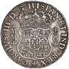 Image 2 : MEXICO, Mexico City, pillar 8 reales, Charles III, 1762 MM, tip of cross between H and I, ex-Brameld