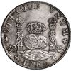 Image 1 : MEXICO, Mexico City, pillar 8 reales, Charles III, 1765 MF, crown with lower arc above globes, ex-Br