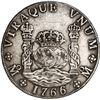 Image 1 : MEXICO, Mexico City, pillar 8 reales, Charles III, 1766/5 MF, ex-Brameld.