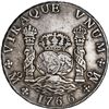 Image 1 : MEXICO, Mexico City, pillar 8 reales, Charles III, 1766 MF, ex-Brameld.