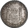 Image 1 : MEXICO, Mexico City, pillar 8 reales, Charles III, 1768 MF, ex-Brameld.
